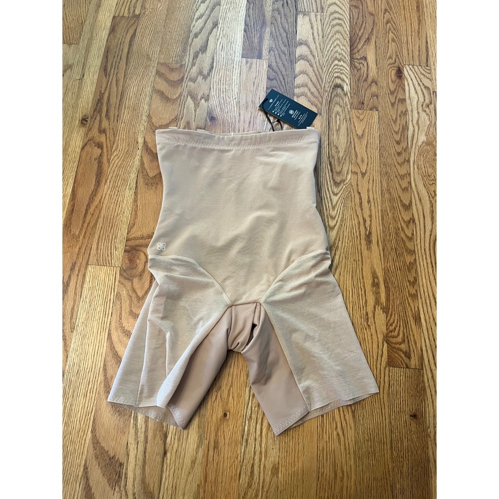 Honeylove Super Power Short Sand High Waisted Sculptwear Shapewear Small NWT